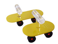 The Hot Rod and Mini Scooter Skateboards shown together