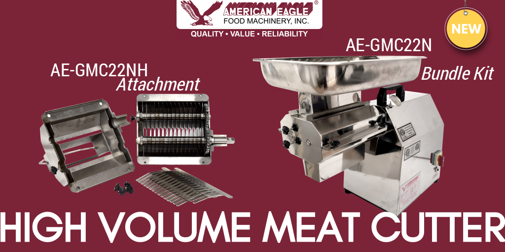 Introducing the High Volume Meat Cutter American Eagle Food Machinery