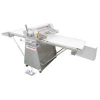 American Eagle Food Machinery Stainless Steel Commercial Dough Sheeter, Floor Type 25.5"W x 98.5"L, 220V/1Ph/1HP, AE-DS65-SS