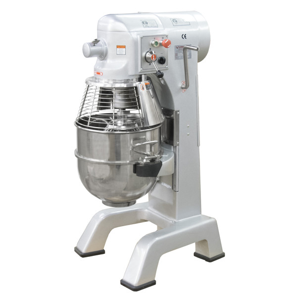 American Eagle Food Machinery 40 Qt Planetary Mixer with Safety Guard, 1.5HP, 3 Speeds, AE-40PA - Guard Closed