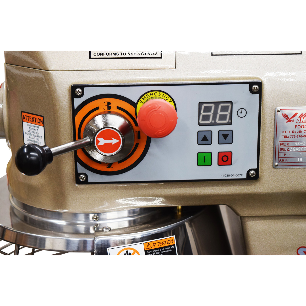AE-30GA 30Qt Gold Series Mixer w/ Guard | American Eagle® Food