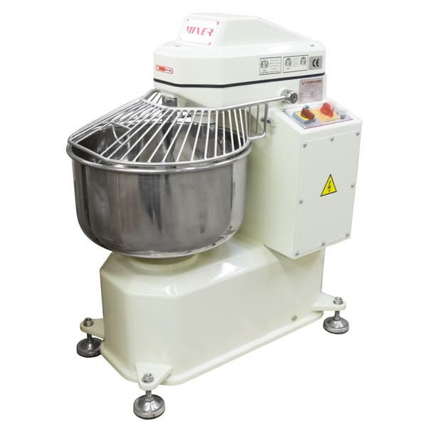 American Eagle Food Machinery 40 Qt Spiral Dough Mixer, 26lbs Flour/44lbs Dough Capacity, 1.5HP, AE-1220 - Closed