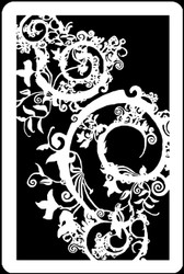 6" x 9" -  Gothic Swirl Stencil/Mask
A Colorful Life