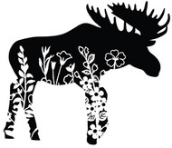 Floral Moose
