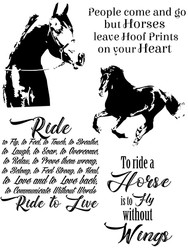 To Ride a Horse, Set of 5
