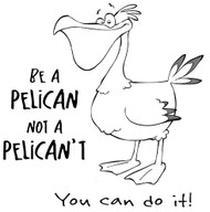 Be a Pelican, Set of 2