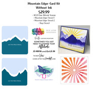 Mountain Edger Card Kit without Ink