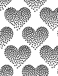 Dotted Hearts Background