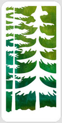 Pine Tree Right Stencil