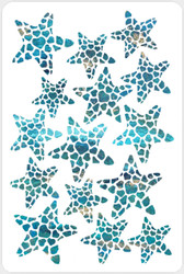 Mosaic Starfish Stencil