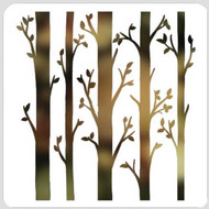 Tree Grove Stencil 