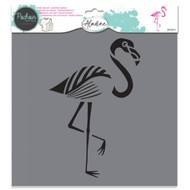 Flamingo Stencil by Aladine 12" x 12"