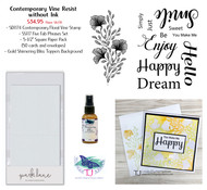 Contemporary Vine Resist Kit without Ink