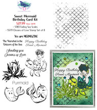 Sweet Mermaid Birthday Card