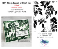 180 degrees Worn Leaves kit without ink
