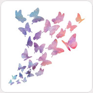 Butterfly Flight Stencil