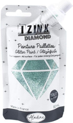 Vert Pastel  Aladine IZINK Diamond  Glitter Paint 