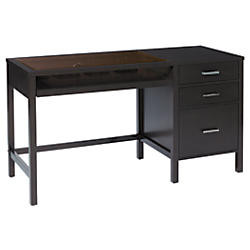Realspace Coronado Pedestal Desk 30 Inch H X 56 Inch W X 22 Inch