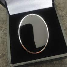 Large sterling silver Whitby Jet ring