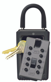 GE Supra AccessPoint Portable KeySafe Push Button Lock Box - Titanium Gray