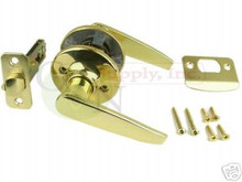 Polished Brass Passage Lever Set - Brand New!! N-P-3