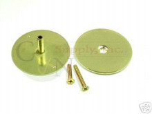 2-3/4" Door Hole Cover Brass Plated - Brand New