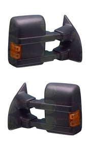 Tow Mirrors Ford Towing Side View Mirrors Power Heated Signal for 08-15 F250 F350 F450 Super Duty - Pair