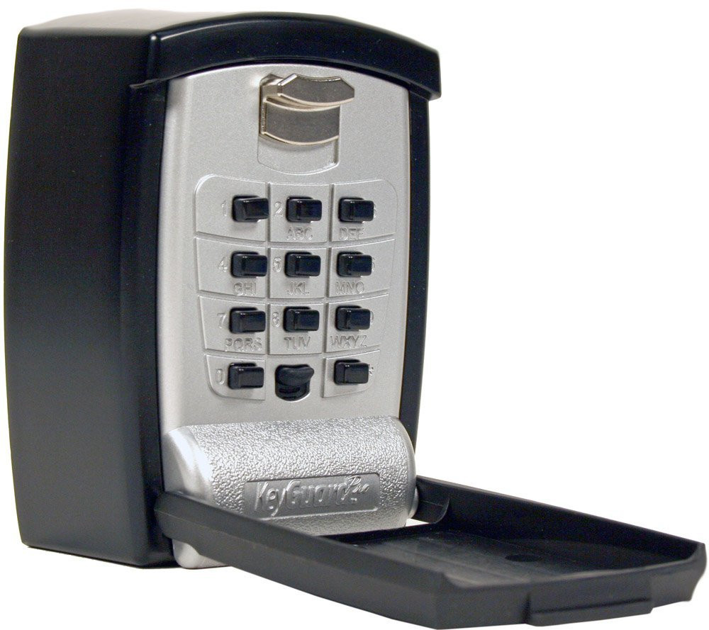 KeyGuard Pro Wall Mount Key Storage Lock Box Push Button Lockbox