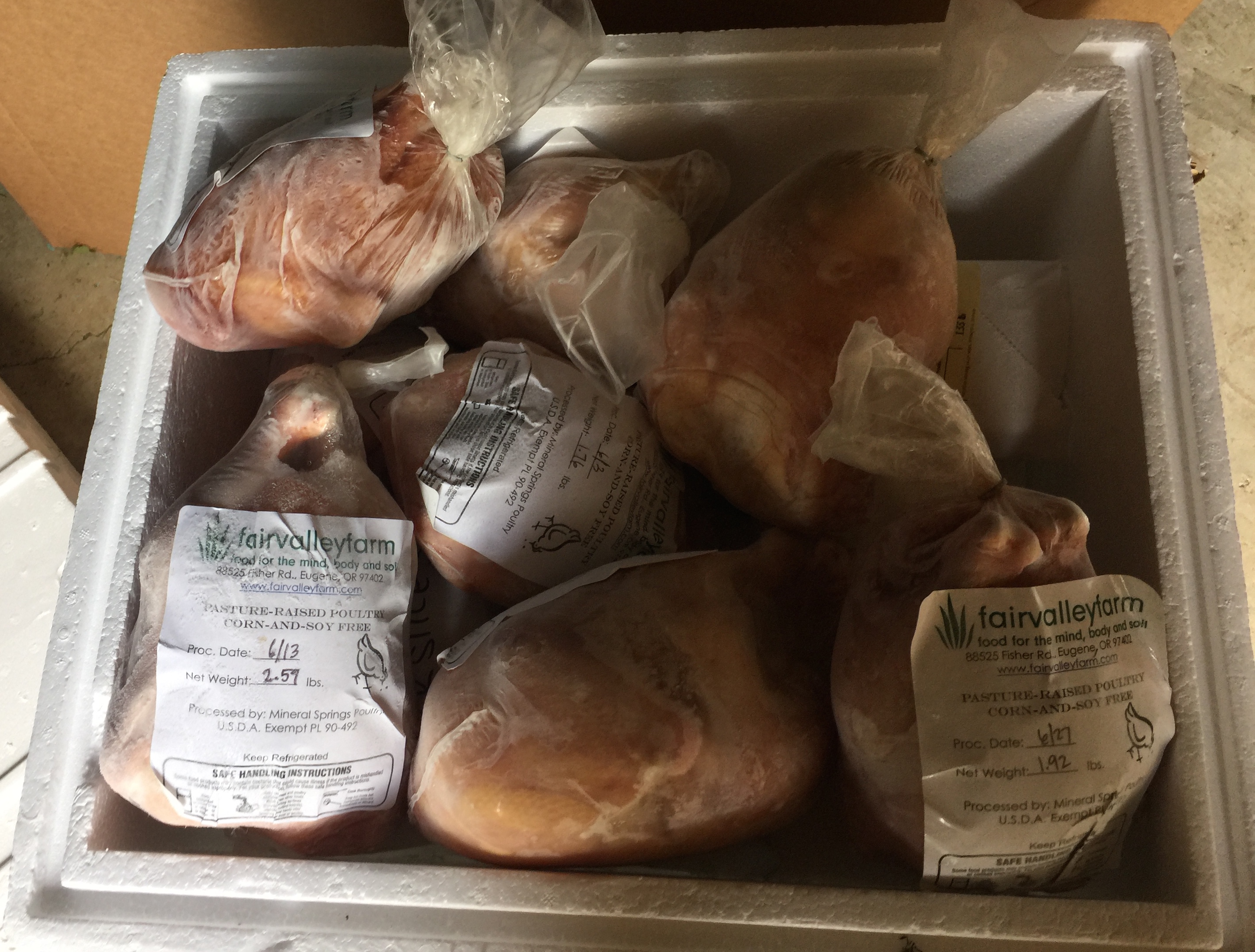 Organic Raw Chickens I Get For My Pack Each Year Organic Raw Chickens I Get For My Pack Each Year
