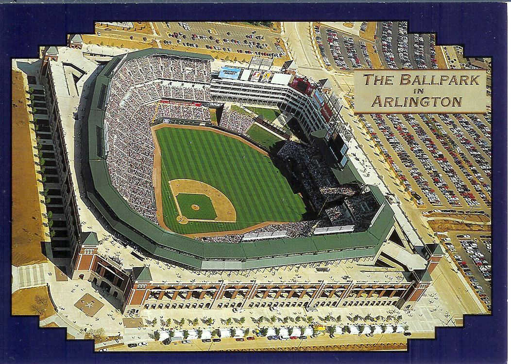 The Ballpark in Arlington (J119) - Stadium Postcards