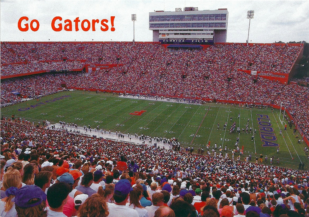 Ben Hill Griffin Stadium at Florida Field (JJ18034)  Stadium Postcards