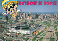 Tiger Stadium (Detroit) (1831 (PC 709) logo left)