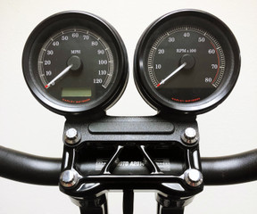 Gauge Bracket Indicator Block-off Plate -Wrinkle Black | #31000-1302