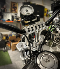 2007-2010 Dyna SuperGlide FXD Speedo Relocation Harness (Single Gauge) | #24080-1032