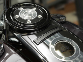 Road King 5-Inch Speedo Block-Off Plate -Timer Cover -Satin Polished