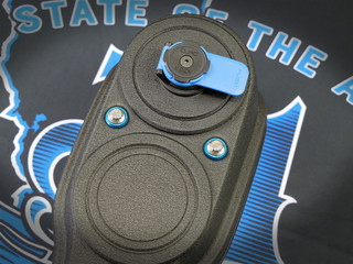 QuadLock Phone Mount on Softail Lowrider