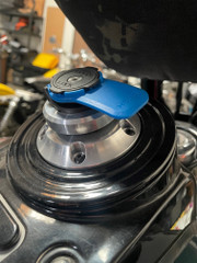 Quad Lock Phone Mount 5-Hole Plate Adapter w/ Dampener -Satin Polished | 31000-2211