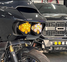 G. Arthur Designs | Road Glide Headlight Bracket Combo Kit for Baja Designs LP6 | #001-1005BD