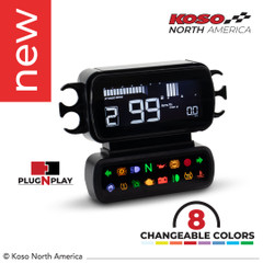 Koso D2 | Digital Gauge for 2014-2023 Touring Models (also Road King Models  w/ RDRS)
