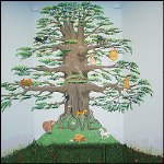 Magnetic Paint Mural Tree