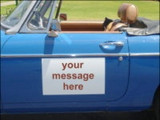Blank White Magnetic Car Signs Magnet Sheets