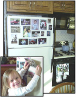 A child can create their own personal photo gallery in seconds.