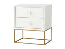 Monterey Home Axel Two-Drawer Nightstand