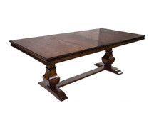 Glenwood Andiron Double-Pedestal Dining Table