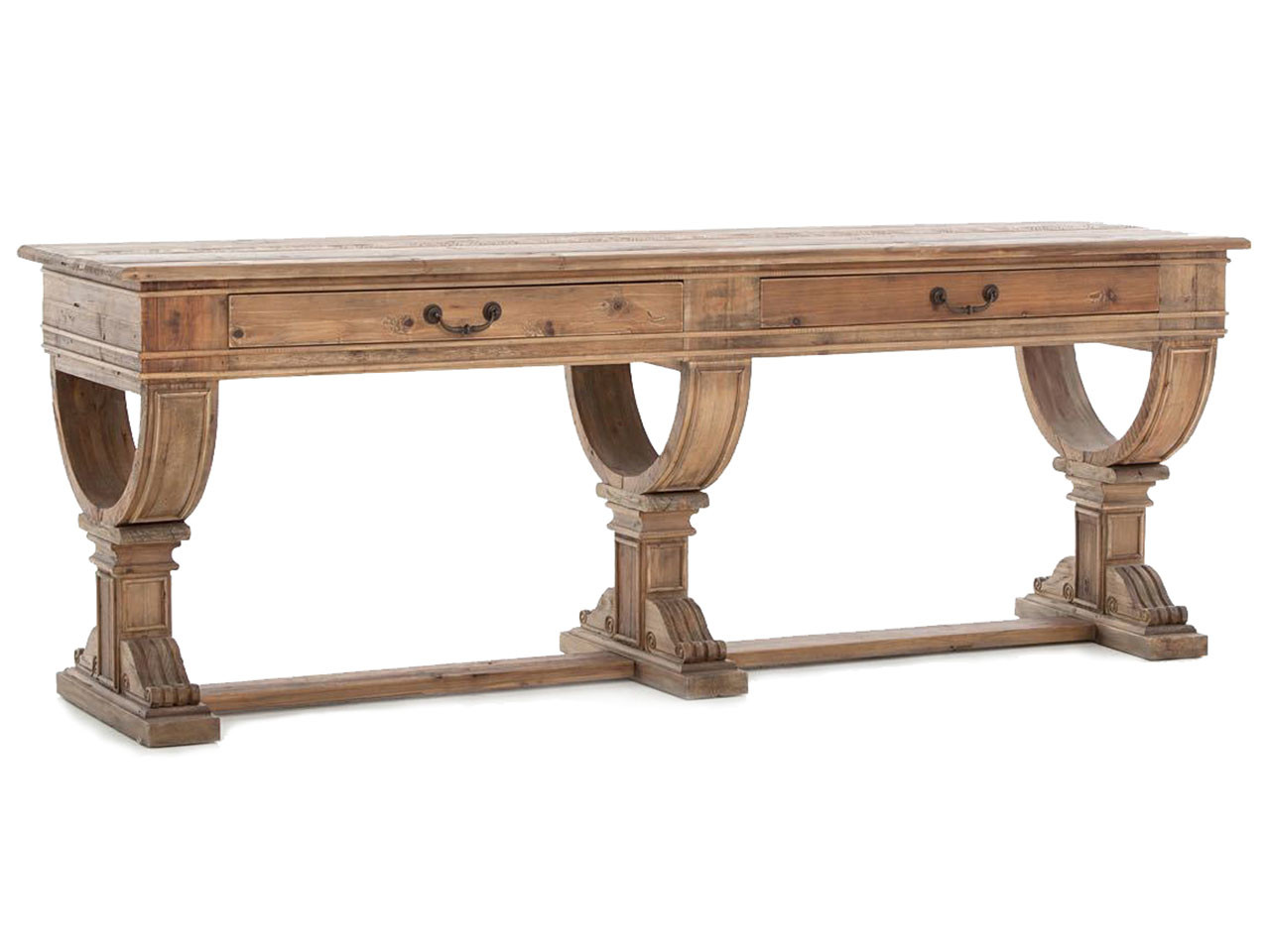 Fulton French Farmhouse Console Table Country Willow