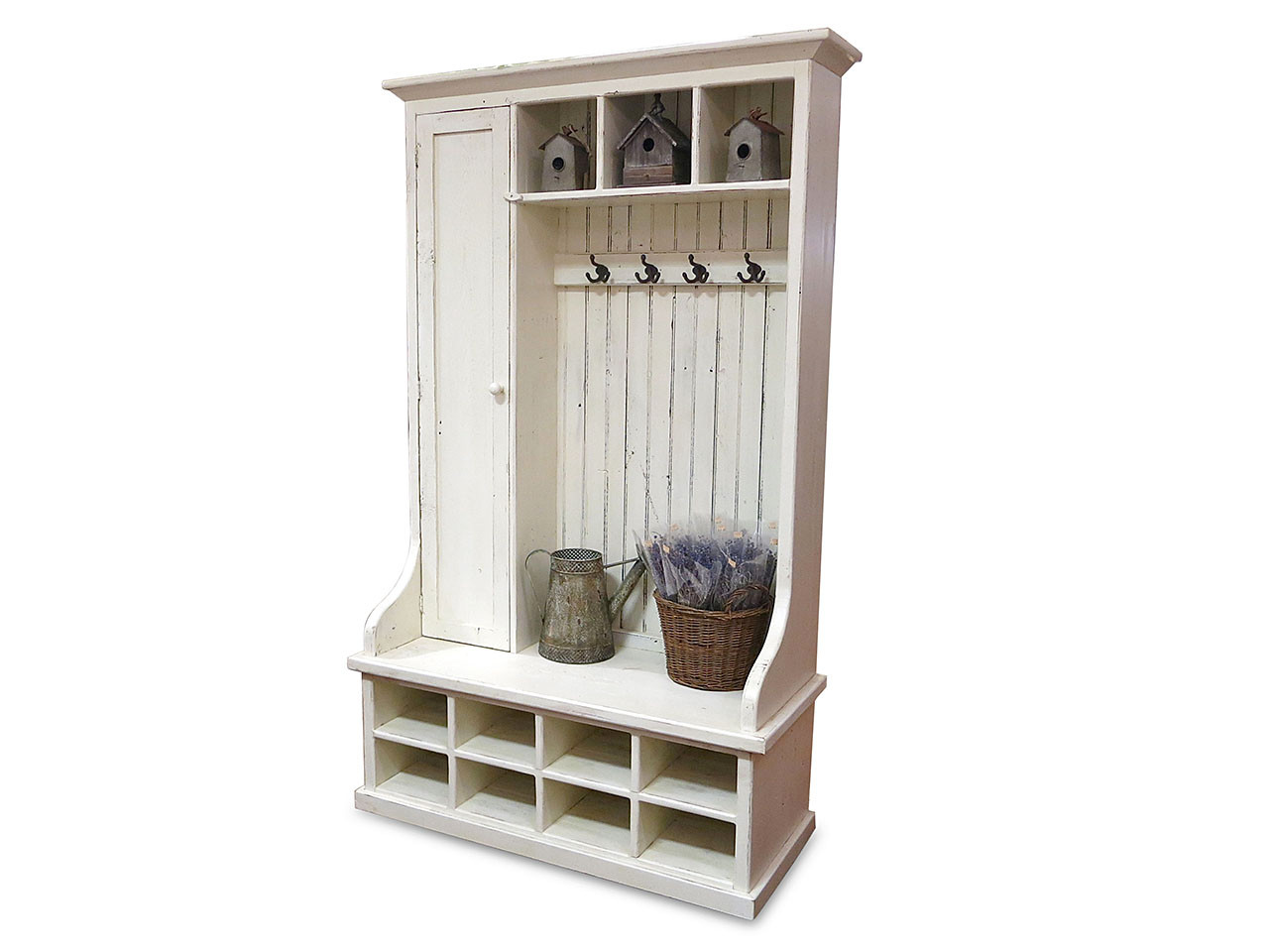 Silverlake Small Mudroom Organizer Country Willow