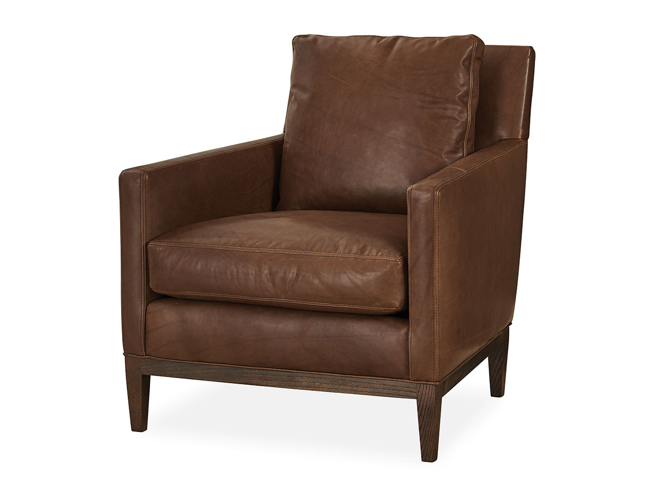 Welles Leather Chair Country Willow