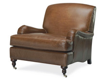 Deerfield Topstitch Leather Chair