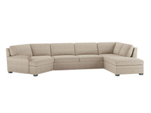 American Leather Gaines Sectional Sleeper