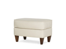 BY Weiss Leather Ottoman